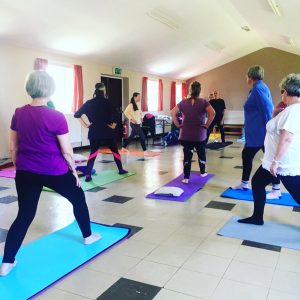 Pilates classes near me Rochdale, Healy Parish hall class 2